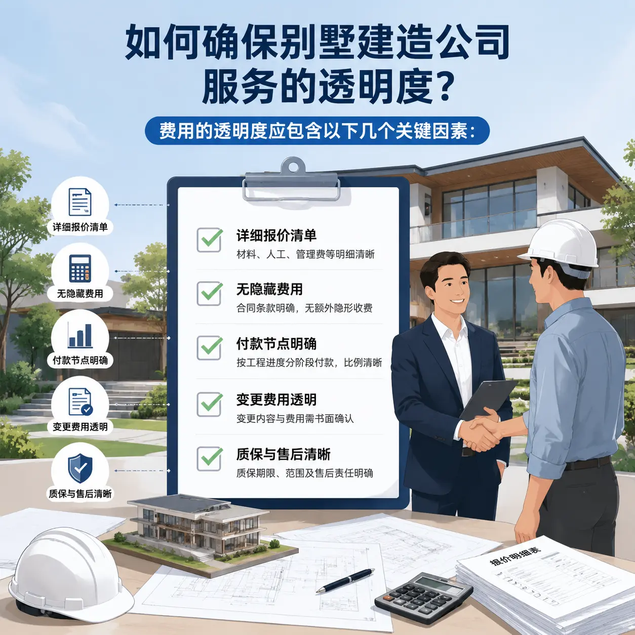 在 南明 如何确保别墅建造公司服务的透明度?