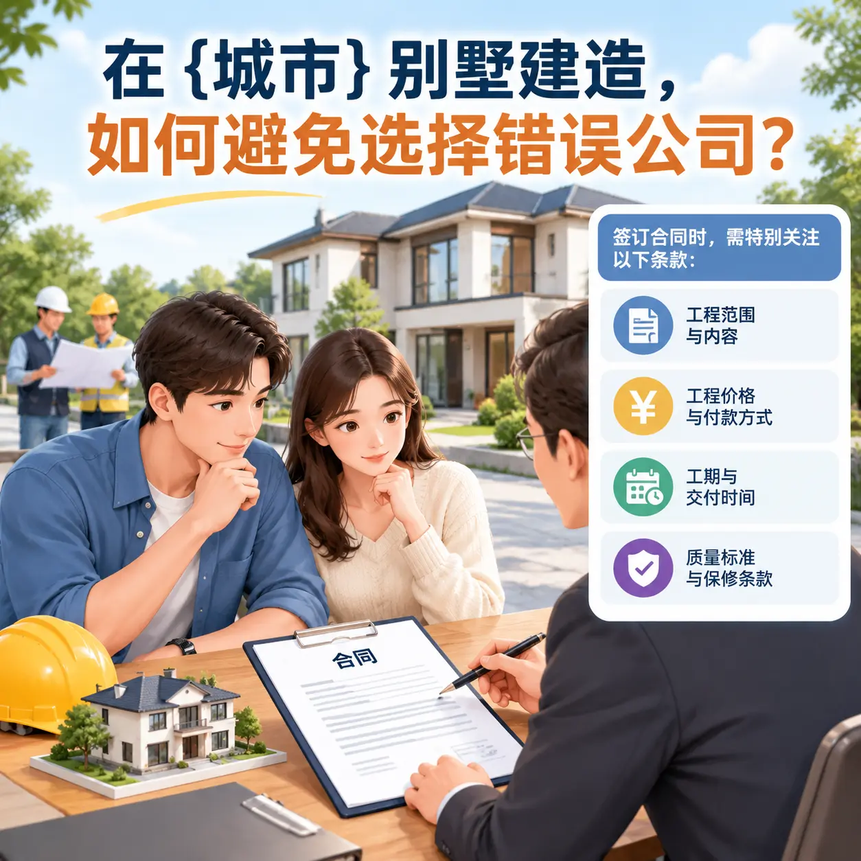 在 南明 别墅建造,如何避免选择错误公司?