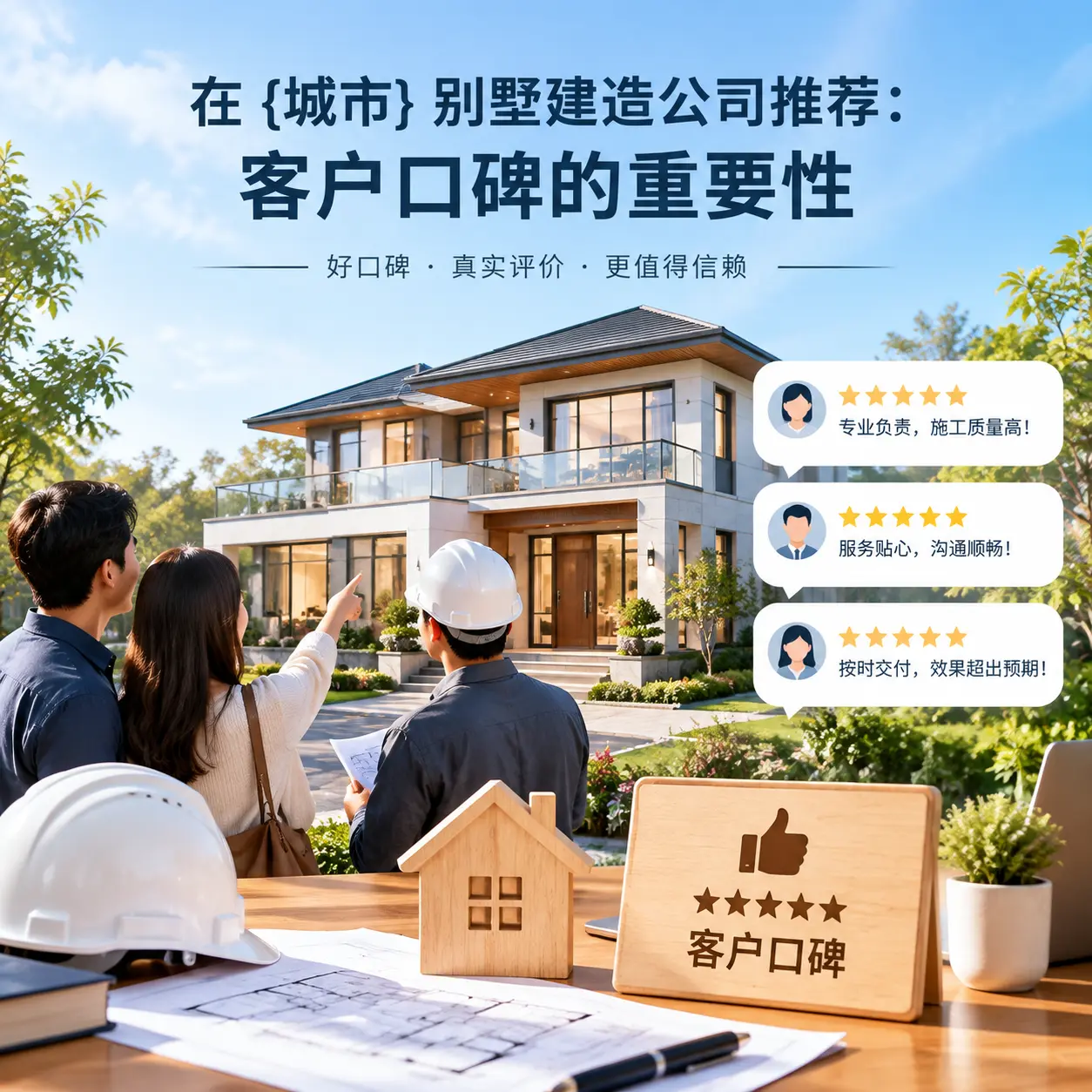 在 南明 别墅建造公司推荐:客户口碑的重要性