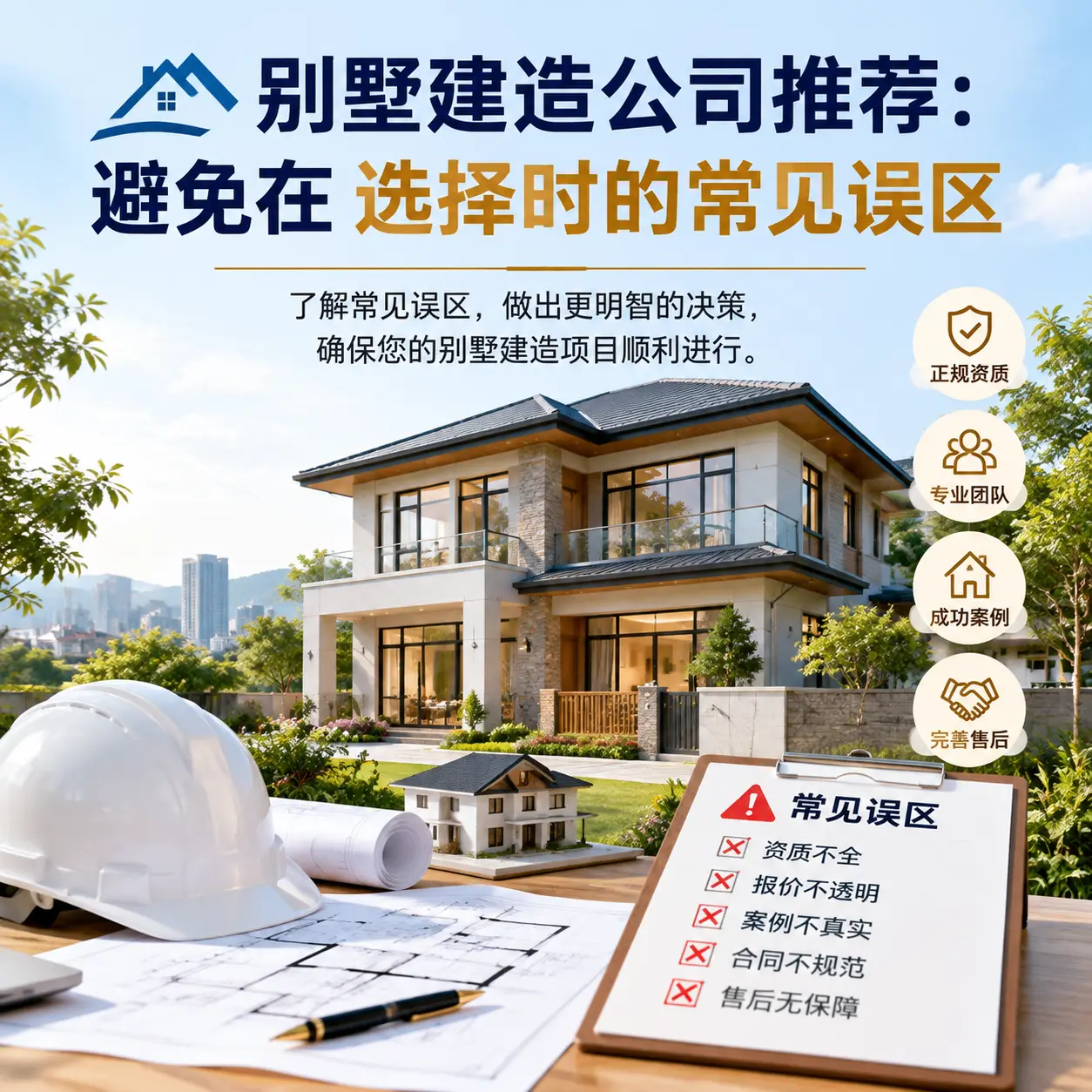 别墅建造公司推荐：避免在 南明 选择时的常见误区