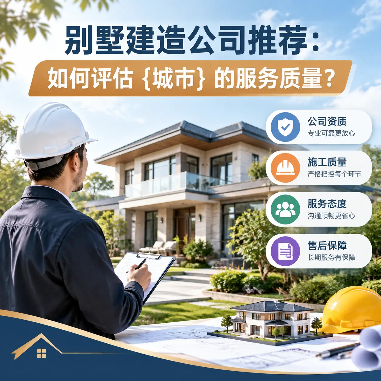 别墅建造公司推荐:如何评估 南明 的服务质量?