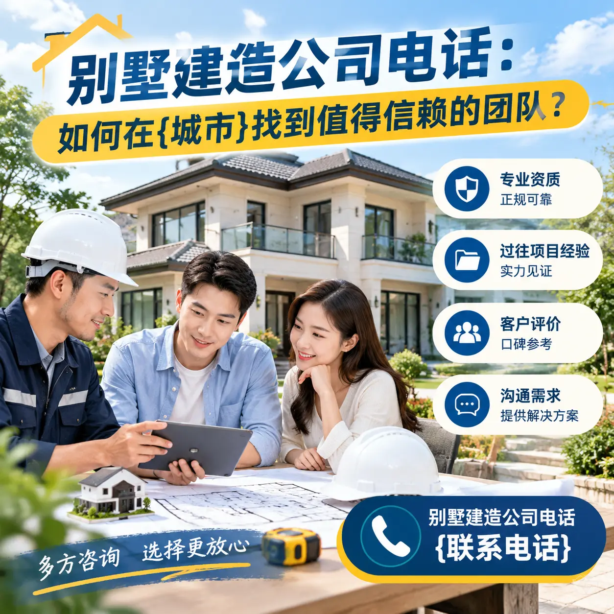 别墅建造公司电话:如何在南明找到值得信赖的团队?