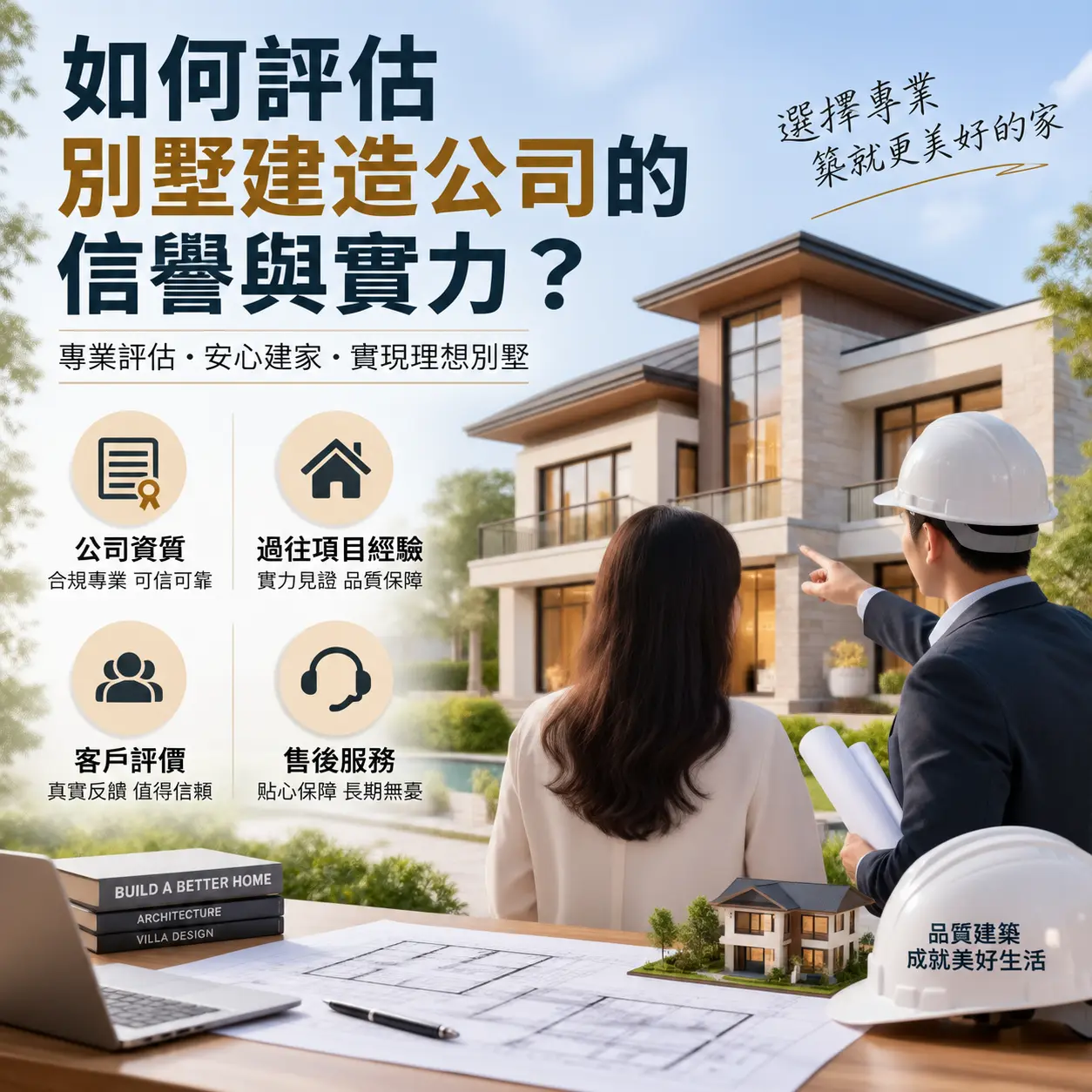 如何评估 南明 别墅建造公司的信誉与实力？