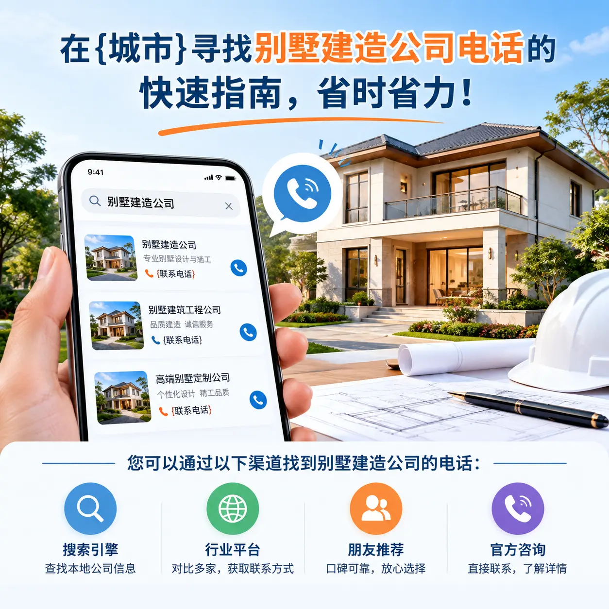 在南明寻找别墅建造公司电话的快速指南,省时省力!