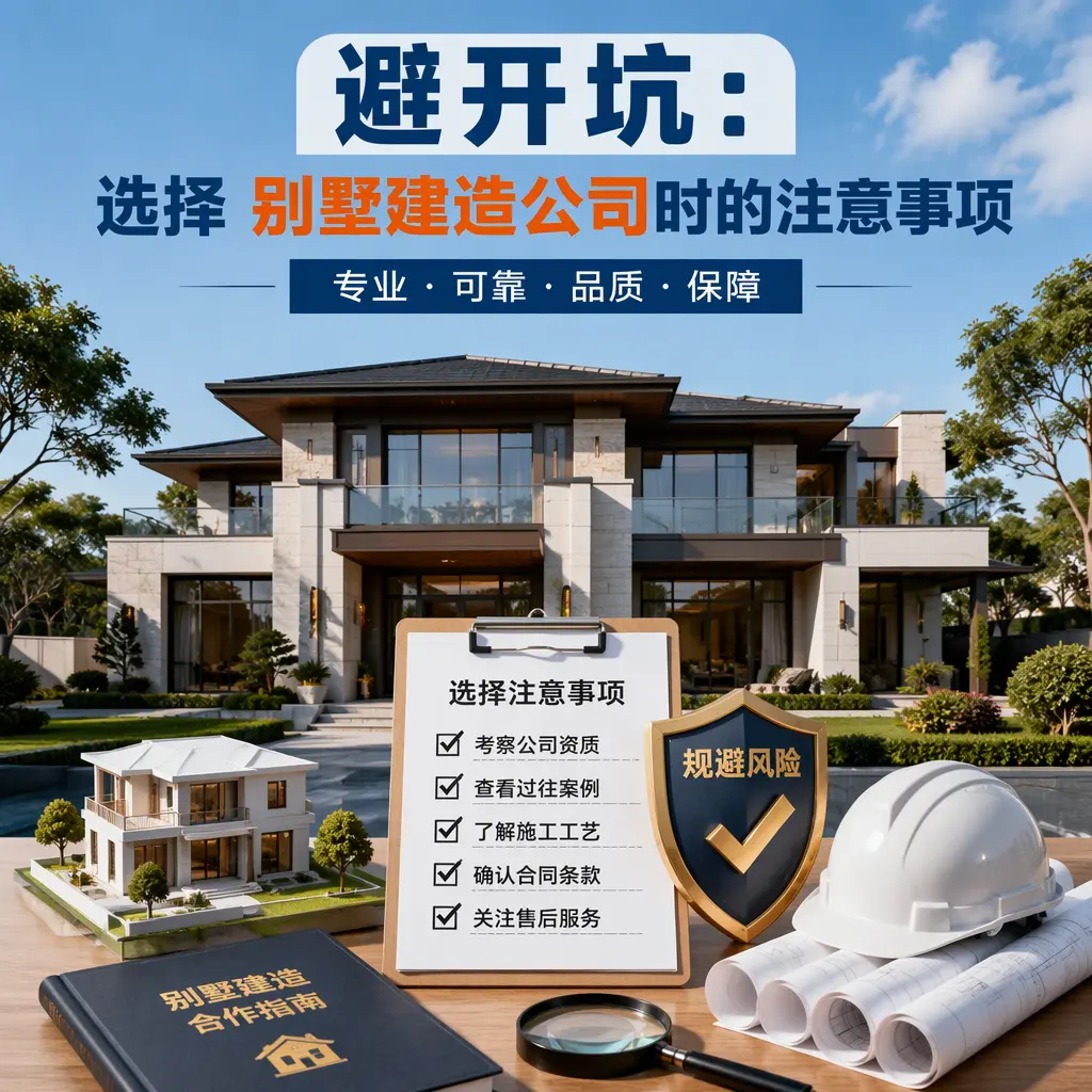 避开坑:选择 南明 别墅建造公司时的注意事项