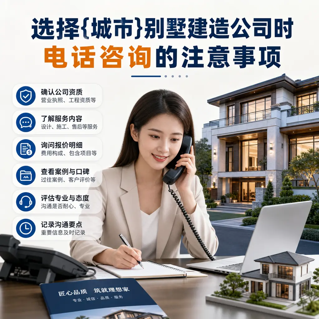 选择南明别墅建造公司时,电话咨询的注意事项