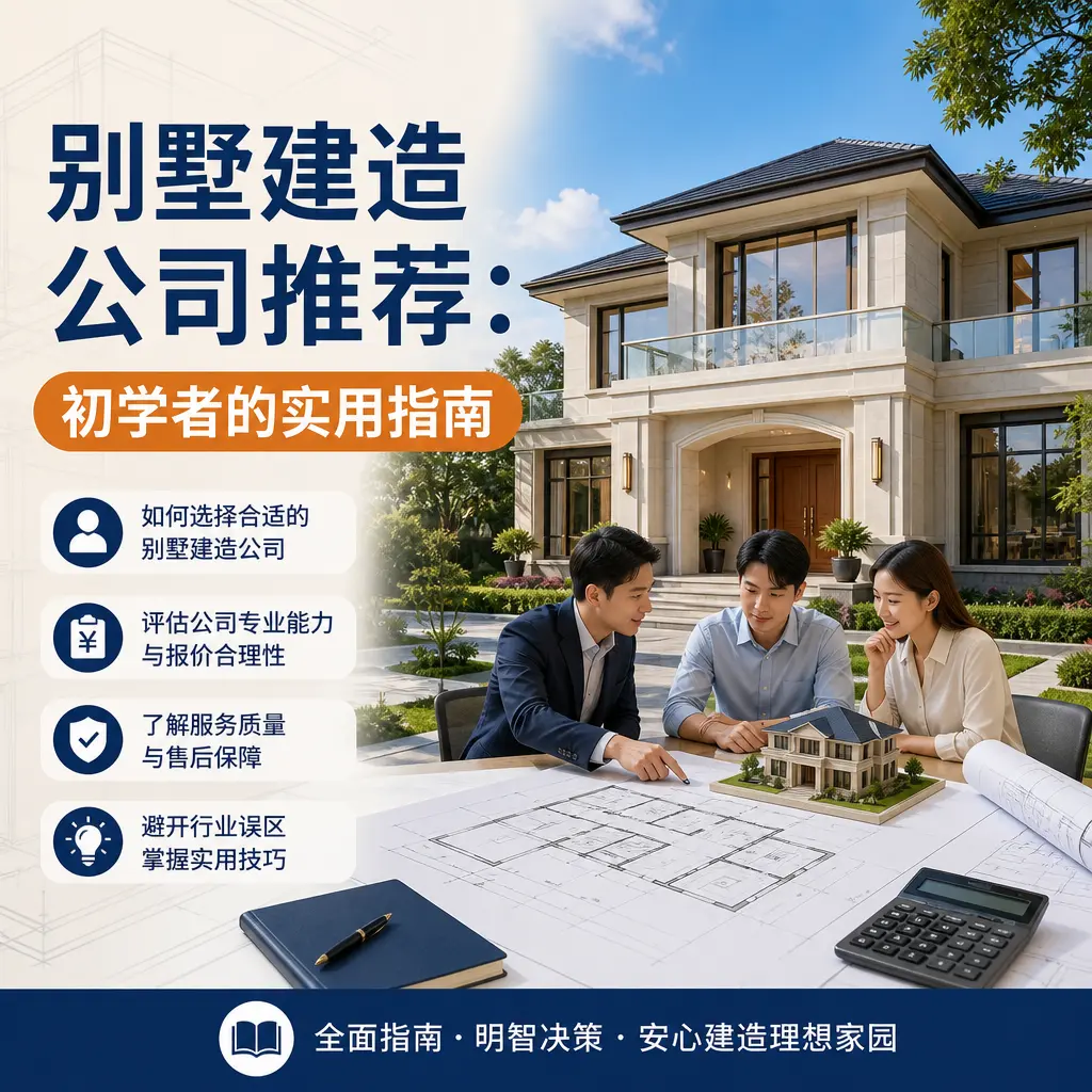 别墅建造公司推荐:初学者的实用指南