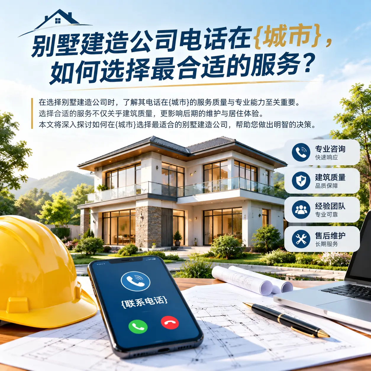 别墅建造公司电话在南明,如何选择最合适的服务?