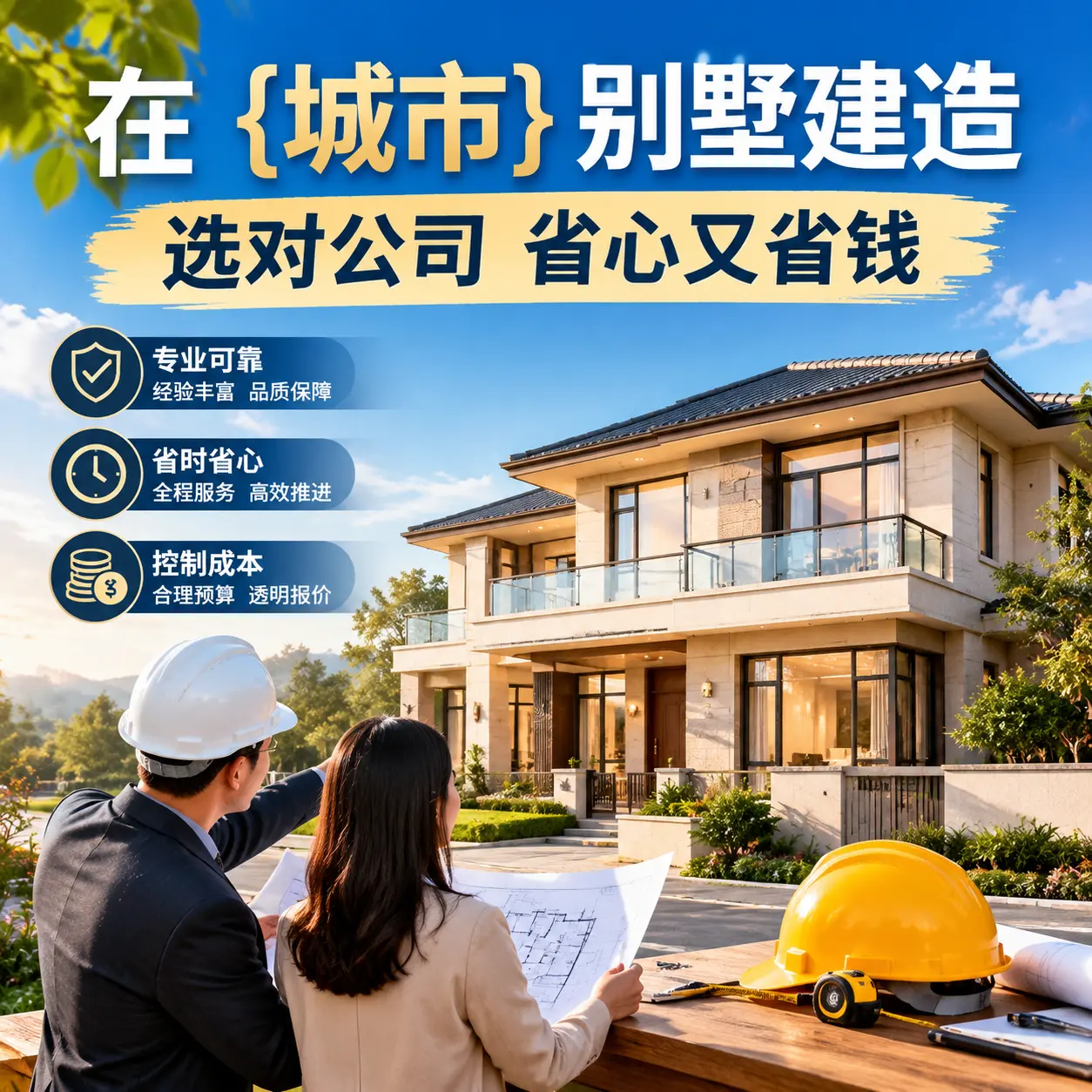 在 南明 别墅建造,选对公司省心又省钱