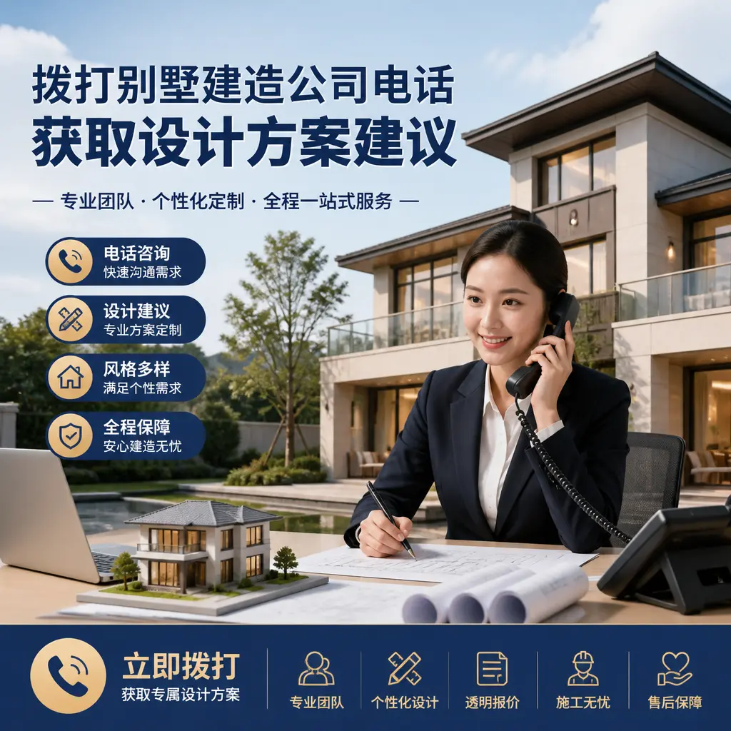 拨打南明别墅建造公司电话,获取设计方案建议