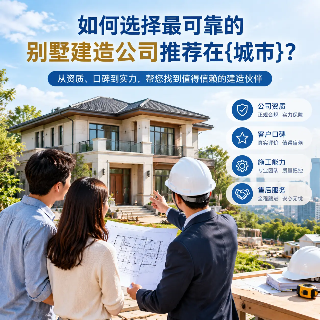 如何选择最可靠的别墅建造公司推荐在南明？