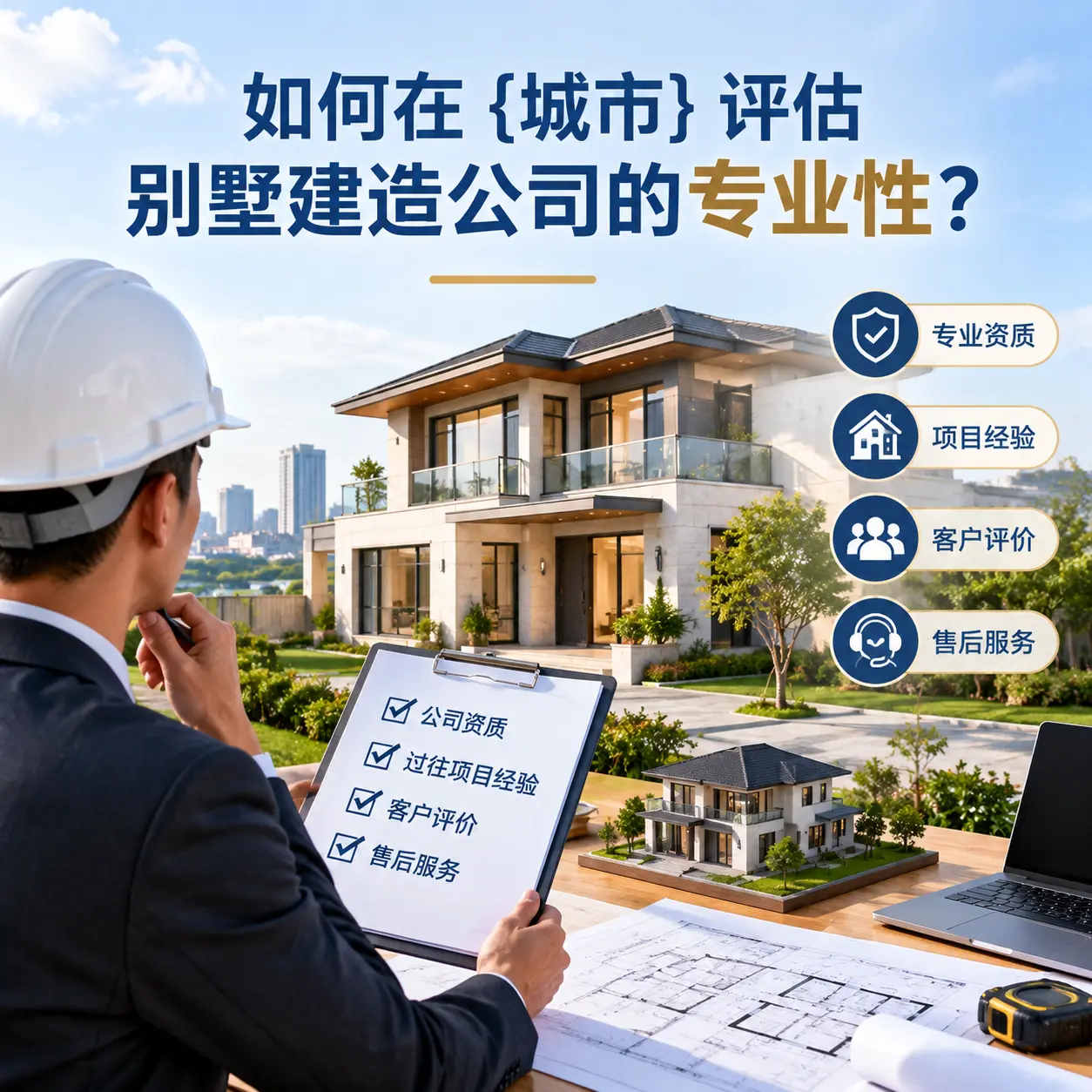如何在 南明 评估别墅建造公司的专业性?