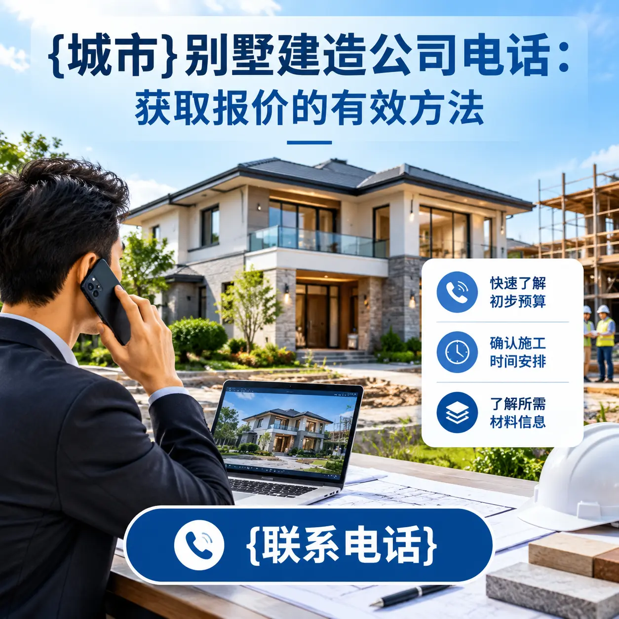 南明别墅建造公司电话:获取报价的有效方法